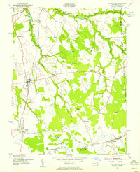 Sudlersville 1953 topographic map thumbnail