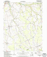 Sudlersville 1993 topographic map thumbnail