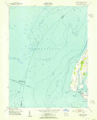 Swan Point 1953 topographic map thumbnail