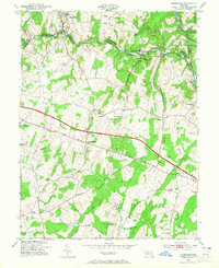 Sykesville 1953 topographic map thumbnail