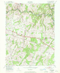 Sykesville 1953 topographic map thumbnail