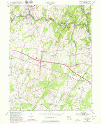 Sykesville 1953 topographic map thumbnail