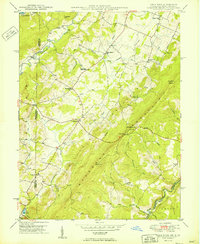 Table Rock 1949 topographic map thumbnail