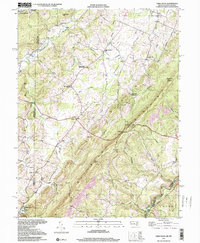 Table Rock 1997 topographic map thumbnail