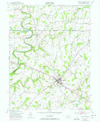 Taneytown 1953 topographic map thumbnail