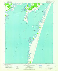 Tingles Island 1942 topographic map thumbnail
