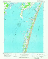 Tingles Island 1964 topographic map thumbnail