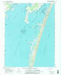 Tingles Island 1964 topographic map thumbnail