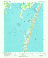 Tingles Island 1964 topographic map thumbnail