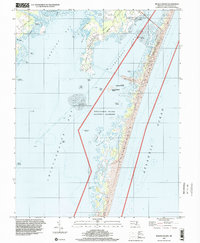 Tingles Island 1998 topographic map thumbnail