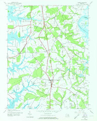 Trappe 1942 topographic map thumbnail