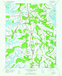 Trappe 1942 topographic map thumbnail