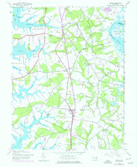Trappe 1942 topographic map thumbnail