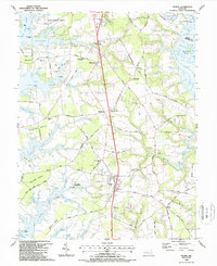 Trappe 1988 topographic map thumbnail