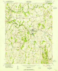 Union Bridge 1953 topographic map thumbnail