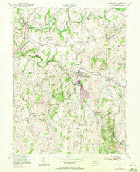Union Bridge 1953 topographic map thumbnail