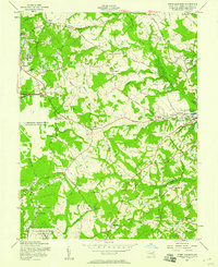Upper Marlboro 1957 topographic map thumbnail