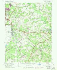 Upper Marlboro 1965 topographic map thumbnail