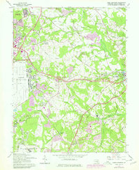 Upper Marlboro 1965 topographic map thumbnail