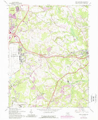 Upper Marlboro 1965 topographic map thumbnail