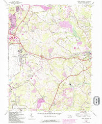 Upper Marlboro 1965 topographic map thumbnail