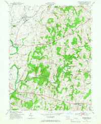 Walkersville 1953 topographic map thumbnail