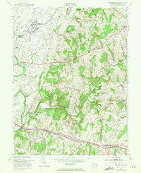 Walkersville 1953 topographic map thumbnail