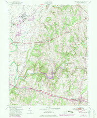 Walkersville 1953 topographic map thumbnail