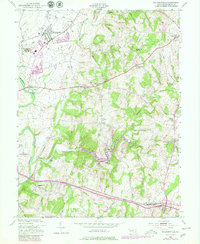 Walkersville 1953 topographic map thumbnail