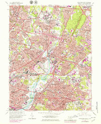 Washington East 1965 topographic map thumbnail
