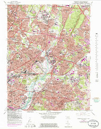 Washington East 1965 topographic map thumbnail