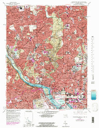 Washington West 1965 topographic map thumbnail