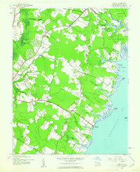 Wesley 1942 topographic map thumbnail
