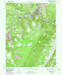 Westernport 1950 topographic map thumbnail