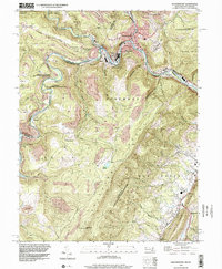 Westernport 1996 topographic map thumbnail