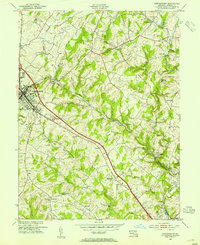 Westminster 1953 topographic map thumbnail