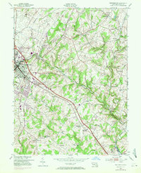 Westminster 1953 topographic map thumbnail