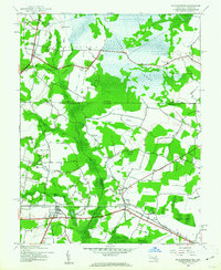Whaleysville 1942 topographic map thumbnail