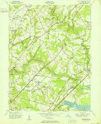White Marsh 1951 topographic map thumbnail