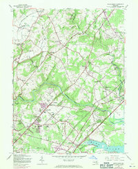 White Marsh 1951 topographic map thumbnail