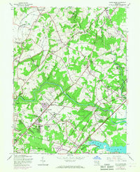 White Marsh 1951 topographic map thumbnail