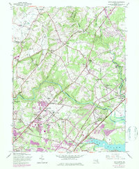 White Marsh 1951 topographic map thumbnail