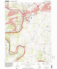 Williamsport 1997 topographic map thumbnail