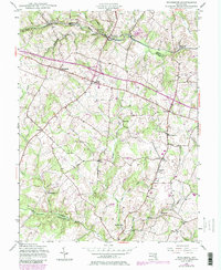 Woodbine 1945 topographic map thumbnail