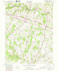 Woodbine 1945 topographic map thumbnail