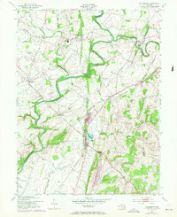 Woodsboro 1953 topographic map thumbnail