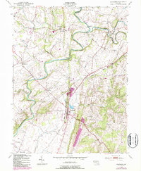 Woodsboro 1953 topographic map thumbnail