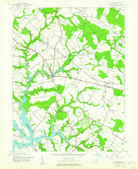 Wye Mills 1942 topographic map thumbnail