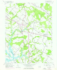 Wye Mills 1942 topographic map thumbnail