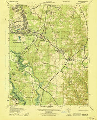 Odenton 1946 topographic map thumbnail